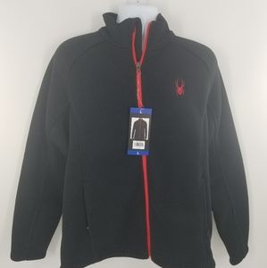 Spyder Active Sports Full Zip Blk/Red NWT